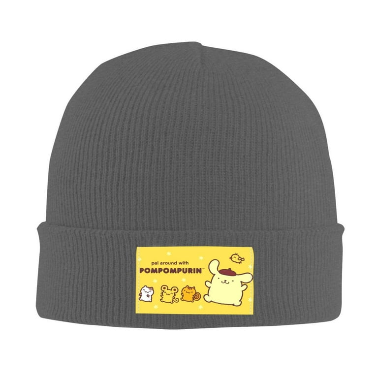 帽子 ollun ponpon knit hat Pompompurin Woolen Knit Cap Beanie Knit Hats Funny Beanie