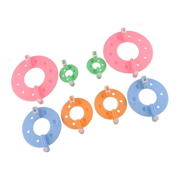 Pompoms Maker Kits, 4Pcs Different Sizes Pompoms Maker Fluff Weavers Needle Craft Wool Knitting Craft Tool Sets