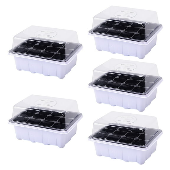 Pompotops 1 PCS Indoor Propagation Box,7.48*5.51*4.33 Inch, Greenhouse Propagation Set Tray With Lid And Ventilation