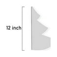thumbnail image 1 of Pompotops 12 Inches Christmas Tree Quilting Templates Set, Hand Sewing Patchwork Ruler Christmas Tree Shape DIY Gifts Art Crafts, 1 of 8