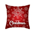 thumbnail image 1 of Pompotops 2024 Merry Christmas Decorative Throw plllow Covers, Christmas Cotton Peach Skin Throw plllow Case Cushion Cover Home Sofa Decor, 1 of 1