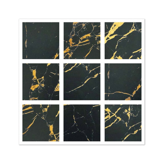 Pompotops 20PC Self Adhesive Tile 3D Sticker Kitchen Bathroom Wall Stickers Decoration