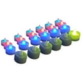thumbnail image 1 of Vikakiooze 24 Pcs Christmas Tea Lights, Flameless Candles Flickering Led Votives for Church, Choral, Wedding Party, Date Night, Christmas, Thanksgiving, Home Table Outside Decoration, 1 of 7