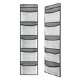 thumbnail image 1 of Vikakiooze 2Pcs Closet Hanging Organizer With 5 Mesh Pockets Lining Board And Five Frames for Underwear Storage And Organization, Large Non-Woven Fabric Storage And Hanging Bag, 1 of 6