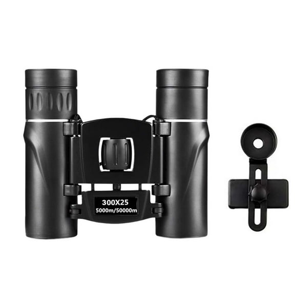 Pompotops 300x25 Binoculars - Kids Binoculars Mini Folding Binoculars Compact Binoculars For Adults Telescope For Bird Watching, Football, Camping And Travel, Gift