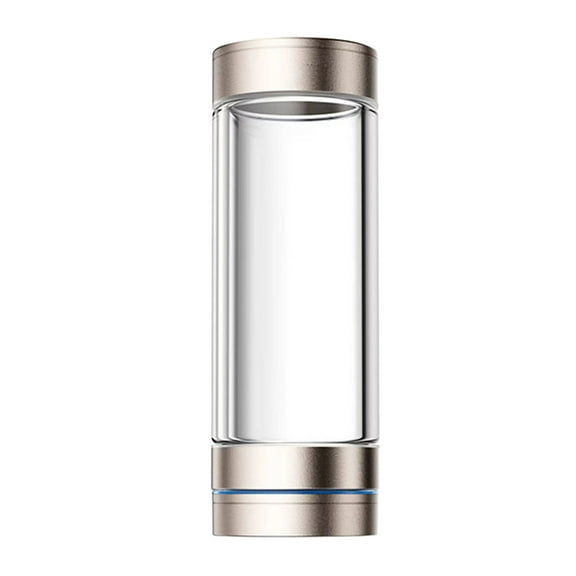 Pompotops 350ML Hydrogen Water Bottle, Hydrogen-voluminous Water Cup Health Cup Hydrogen-producing Water Cup Hydrogen Oxygen Separation Cup Circulating Electrolytic Water Cup
