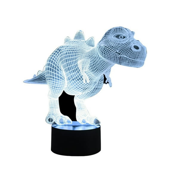 Pompotops 3D Dinosaur Children Night Lamp Led Colors Changing Lighting Decoration Creative Gift Lamp Bedside Lamp Table Lamp