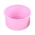 thumbnail image 1 of Vikakiooze 4 Inch Candy Color Round Cake Molds, Silicone Diy Baking Pan, Non-Stick Cake Pans for Muffin, Cupcake, Layer Cake, Cheese Cake, 1 of 3