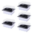 thumbnail image 1 of Pompotops 5 PCS Indoor Propagation Box,7.48*5.51*4.33 Inch, Greenhouse Propagation Set Tray With Lid And Ventilation, 1 of 9