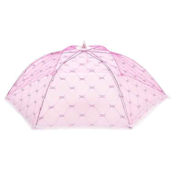 Vikakiooze Up to 50% Off! Foods Cover Umbrella Tent Mosquito Protection Mesh Screen Reusable Andoutdoor Picnic Bbq Food Covers Net for Fly & Mosquito 2 Pcs, Light Blue,Pink,Green