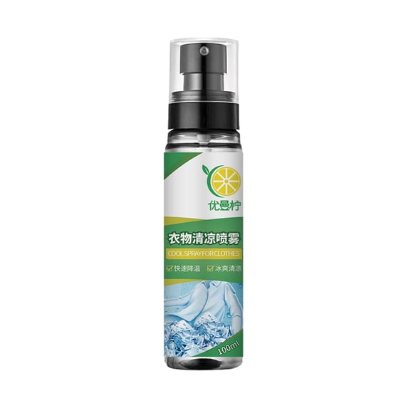 Pompotops Up to 50% off, Quick Cool Hot Flash Relief Spray Cool & Soothing Hot Flash Relief On The Travel Hot Flash Summer Heatstroke Prevention Spray Car Quickly Cool Down Spray 100ml, Gift
