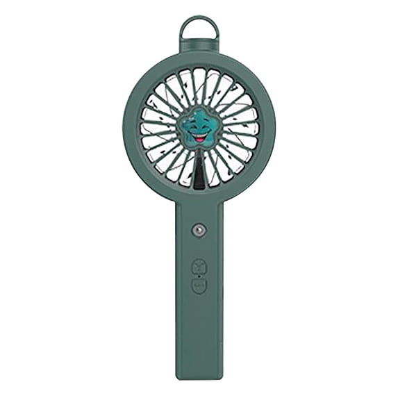 Vikakiooze 7.87 Inches Summer Supplies Hand-Held Spray Fan Mini Humidification And Water Replenishment Instrument, Green