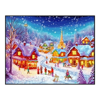 Large Paint By Numbers Kit For Adults Beginners,, Diy Christmas