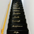 thumbnail image 1 of Pompotops Acrylic Mirror Effect Quote Art Stair Decals Wall Sticker Home Decor, 1 of 2