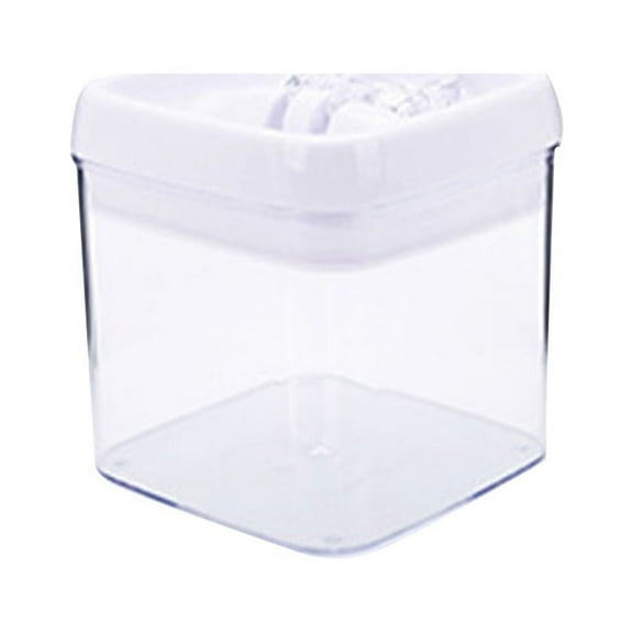 Pompotops Airtight Food Storage Containers with Lids Cereal Plastic Kitchen Pantry Storage Container Rice, Pasta, Flour and Sugar Containers (0.5L)