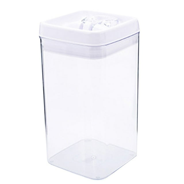 Pompotops Airtight Food Storage Containers with Lids Cereal Plastic Kitchen Pantry Storage Container Rice, Pasta, Flour and Sugar Containers (1.2L)