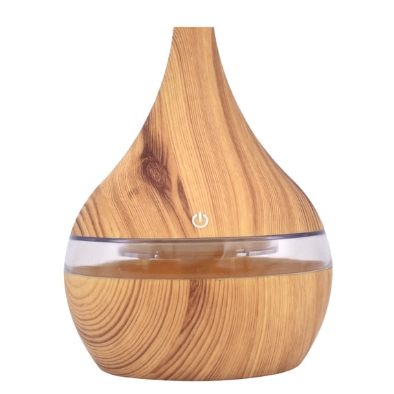 Vikakiooze Aroma Essential Oil Diffuser Led Aroma Aromatherapy Humidifier, Cool Mist Humidifier for Bedroom Quiet With Ambient Light (Yellow)