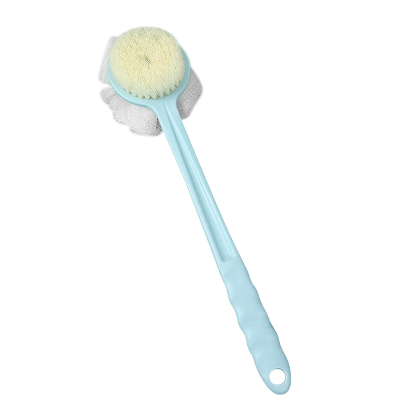 Pompotops Bath Shower Body Brush, 2 In 1 Bath Brush Long Handle Soft ...