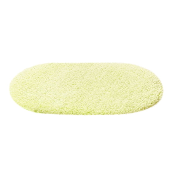 Pompotops Bathroom Rugs Mats, Floor Mats Household Oval Living Room Carpet Entry Door Bedroom Foot Mats Bathroom Absorbent Floor Mats 15.7*23.6Inch