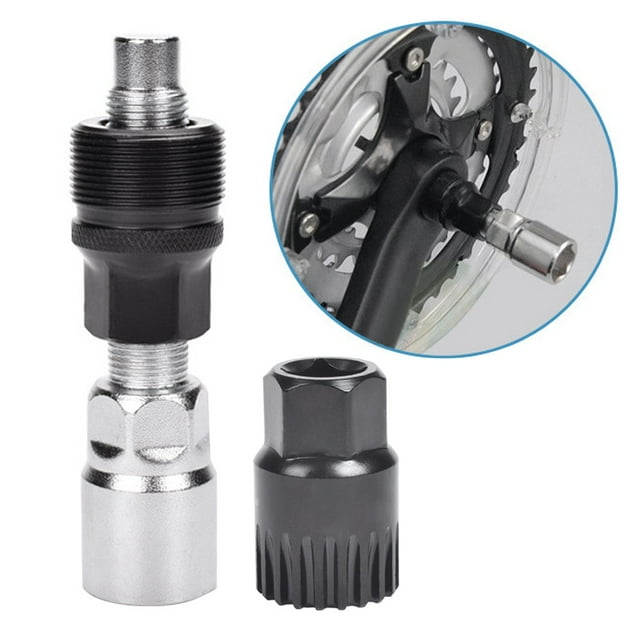 Pompotops Bicycle Crankset Crank Wheel Puller Extractor Bottom Bracket