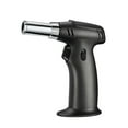thumbnail image 1 of Pompotops Black Metal Lighter Direct Blast Flameproof Burner Outdoor Barbecue Kitchen Baking Lighter (No gas), 1 of 2