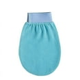 thumbnail image 1 of Pompotops Blue Skin Exfoliating Glove, Bath Gloves, Coarse Sand Bath Towels, Shower Gloves, 1 of 4
