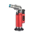 thumbnail image 1 of Pompotops Butane Torch Lighter, Metal Lighter Direct Blast Flameproof Outdoor Barbecue Kitchen Baking Lighter, Red, 1 of 5