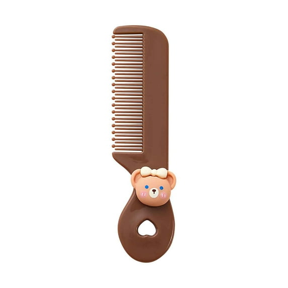 Pompotops Candy Colored Cute Mini Hair Comb, Easy To Carry At Home, Not Harmful To The Scalp, Cute Hair Styling Tool For Children, Valentine's Day Gift