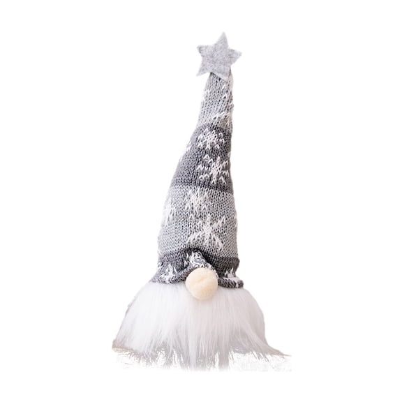 Pompotops Christmas Decoration Christmas Gnome, Gnome Light Up Gnome Lighted Nordic Tabletop Decor, Holiday Home Party Christmas Decoration, Xmas Gift, Gray
