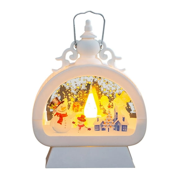 Pompotops Christmas Indoor Outdoor Tree Light Lantern Christmas Decorations, Children's Portable Lights, Christmas Eve Gifts, Desktop Decorations, Retro Wind Lights, Hanging Decorations