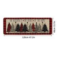 thumbnail image 1 of Pompotops Christmas Kitchen Mats for Floor, Christmas Kitchen Rugs, Non-Slip Christmas Tree Printed Kitchen Mats Area Rugs Xmas Door Mat, Home Holiday Decor, 1 of 3