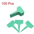 thumbnail image 1 of Pompotops Clearance Sales 100PC Plastic Plant Ttype Tags Markers Nursery Tray Garden Labels, 1 of 2