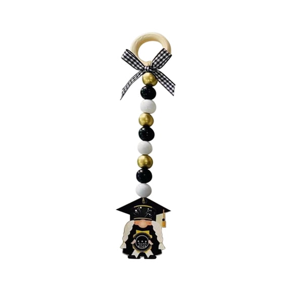 Pompotops Clearance Sales 2022 Graduation Season 9 Beads And Rings Lanyard Decoration Pendant Graduation Gnome Doll Pendant Pendant Bachelor Hat Doll Pendant Graduation Commemorative