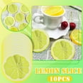 thumbnail image 1 of Pompotops Clearance Sales Artificial Plastic Yellow Lemon Realistic Lemon Fruit Decoration 10pc, 1 of 6