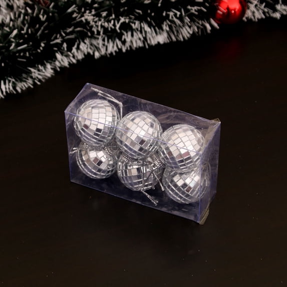 Pompotops Clearance Sales Ball Decoration Hanging Mirror Ornament Bar Party Wedding Christmas Xmas Tree Decorations