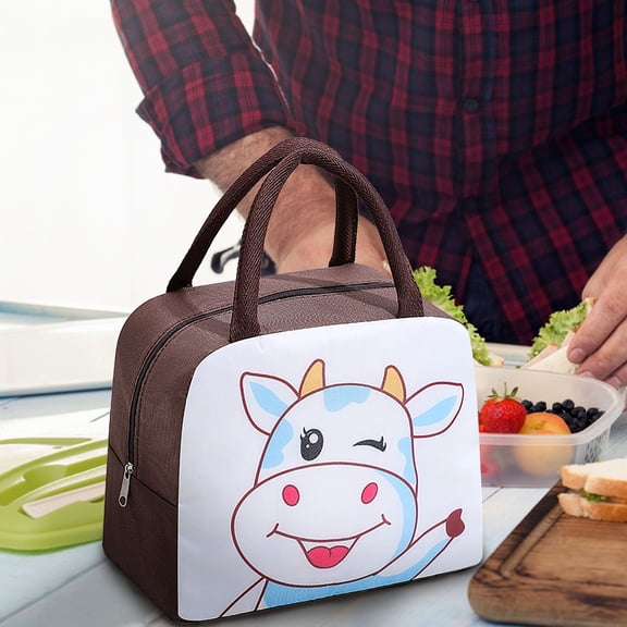 Pompotops Clearance Sales Bento Bag Student With Rice Portable Lunch Bag Thermal Insulation Lunch Box Bag