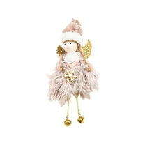 Pompotops Clearance Sales Christmas Decorations Creative Cute Mini Feather Angel Pendant