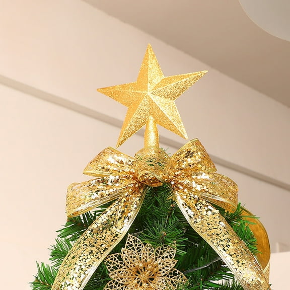 Pompotops Clearance Sales Christmas Decorations Fivepointed Star Christmas Tree Top Ornaments Gifts