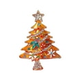 thumbnail image 1 of Pompotops Clearance Sales Christmas Enamel Inlaid Diamond Christmas Tree Brooch Winter Coat Sweater Pin Clothing Accessories, 1 of 2