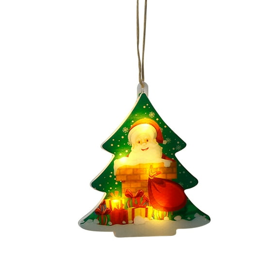 Pompotops Clearance Sales Christmas String Lights, LED Christmas Decorations Santa Claus Christmas Tree