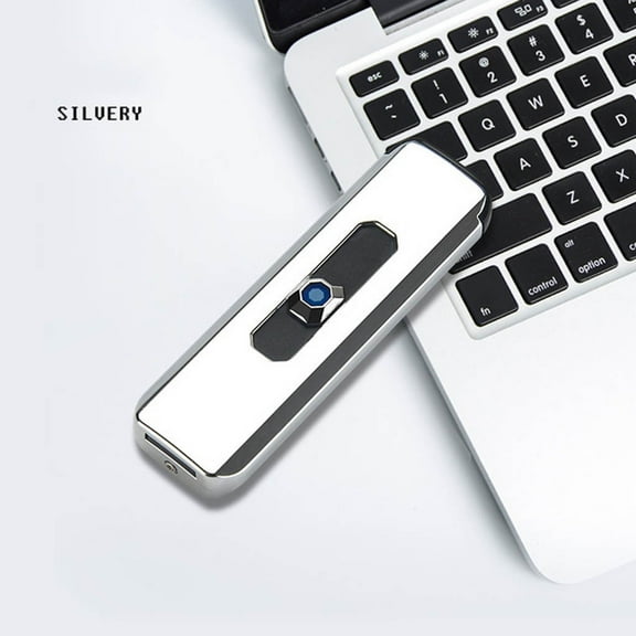 Pompotops Clearance Sales Cigarettes USB Battery Rechargeable Flameless Collectible Lighter