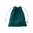 thumbnail image 1 of Pompotops Clearance Sales Corduroy Storage Bag With Drawstring Strap Pocket Makeup Bag For Women Large Capacity Coin Bag, 1 of 6