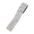thumbnail image 1 of Pompotops Clearance Sales Crystal Rhinestone Diamond Ribbon Self Adhesive Paper DIY Car Decoration Sticker Glitter Rhinestone Crystal Sticker Decoration, 1 of 1