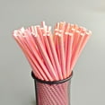 thumbnail image 1 of Pompotops Clearance Sales Disposable Paper Straws Glitter Pearl Film Straws Straws Holiday Decoration, 1 of 2