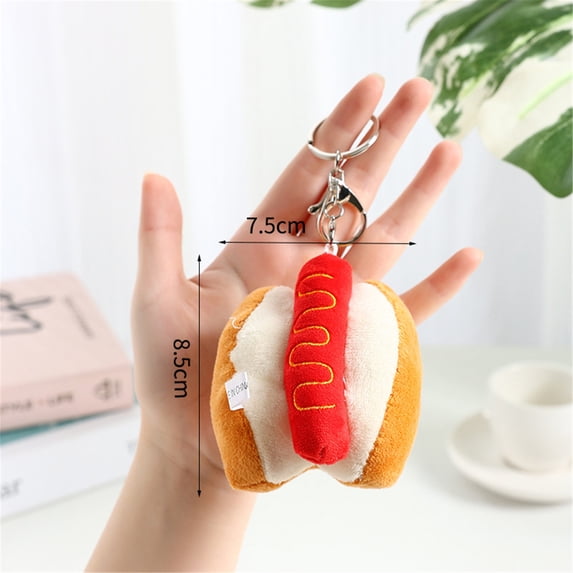 Pompotops Clearance Sales Fast Food Keychains For Kids Cool Keychain Accessories Keychains For Boys And Girls Food Party Favors