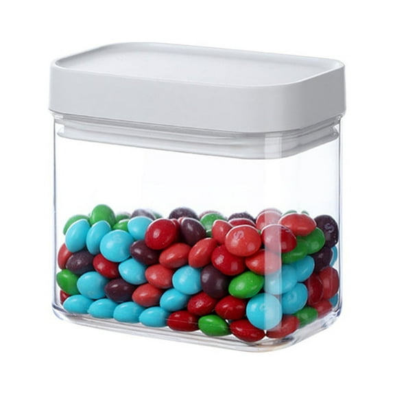 Pompotops Clearance Sales Food Grade Sealed Cans, Grain Storage Boxes, Kitchen Household Storage, Snack Storage, Freshkeeping Plastic Transparent Cans