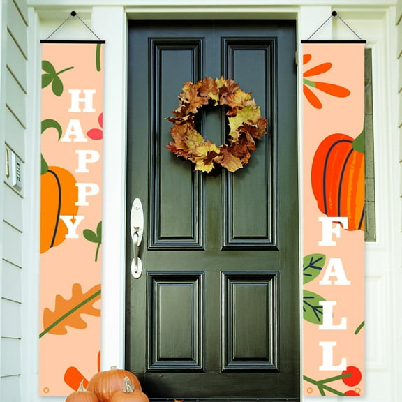 Pompotops Clearance Sales Hanging Banner Porch Decoration Thanksgiving Party Decoration