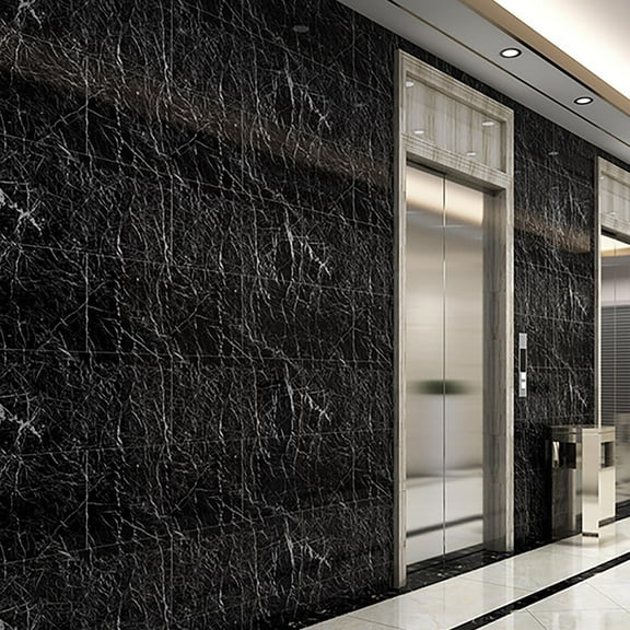 Pompotops Clearance Sales Imitation Marbletile Wall Stickers Thickened Living Room Background Wall Bathroom Stickers Kitchen Wallpaper Selfadhesive