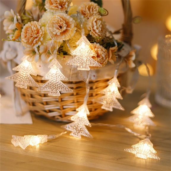 Pompotops Clearance Sales Led Christmas Tree String Lights Christmas Lights Flashing Lights String Lights Window Decorations