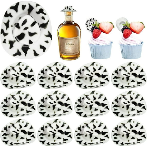 Pompotops Clearance Sales Mini Western Cowboy Hat Hat Doll Hat Plastic Cute Doll Hat Party Decoration Accessory